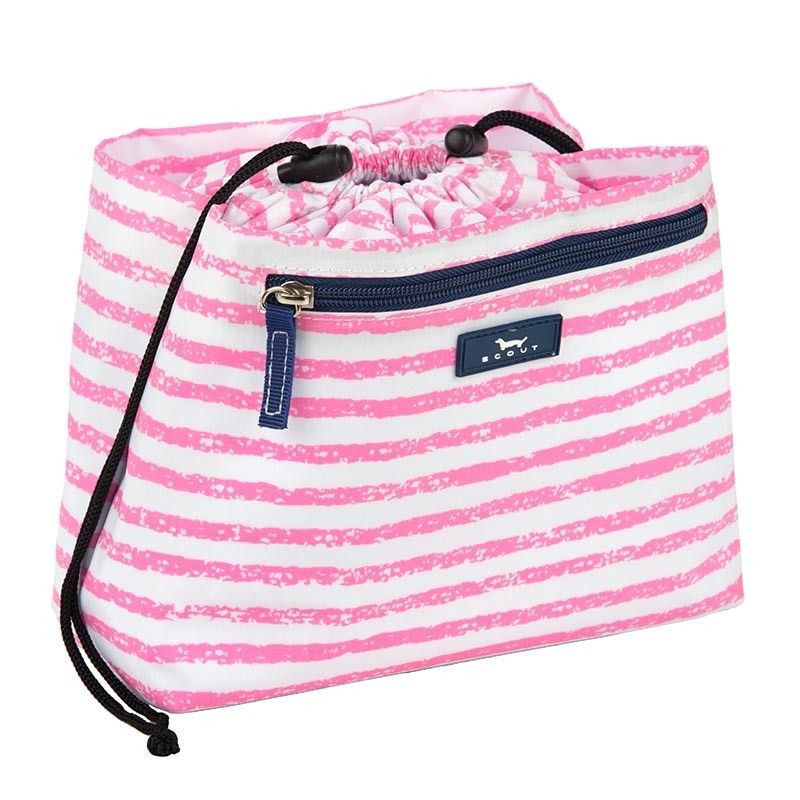 Makeup & Cosmetic Bag, Cinch-Top Closure, 4 Open Pockets, Water Resistant