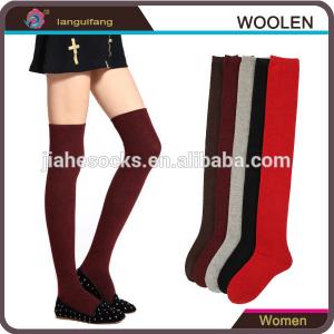Buy cheap Plain Color Knee High Women Wool Socks, Winter Thick Cashmere Socks product