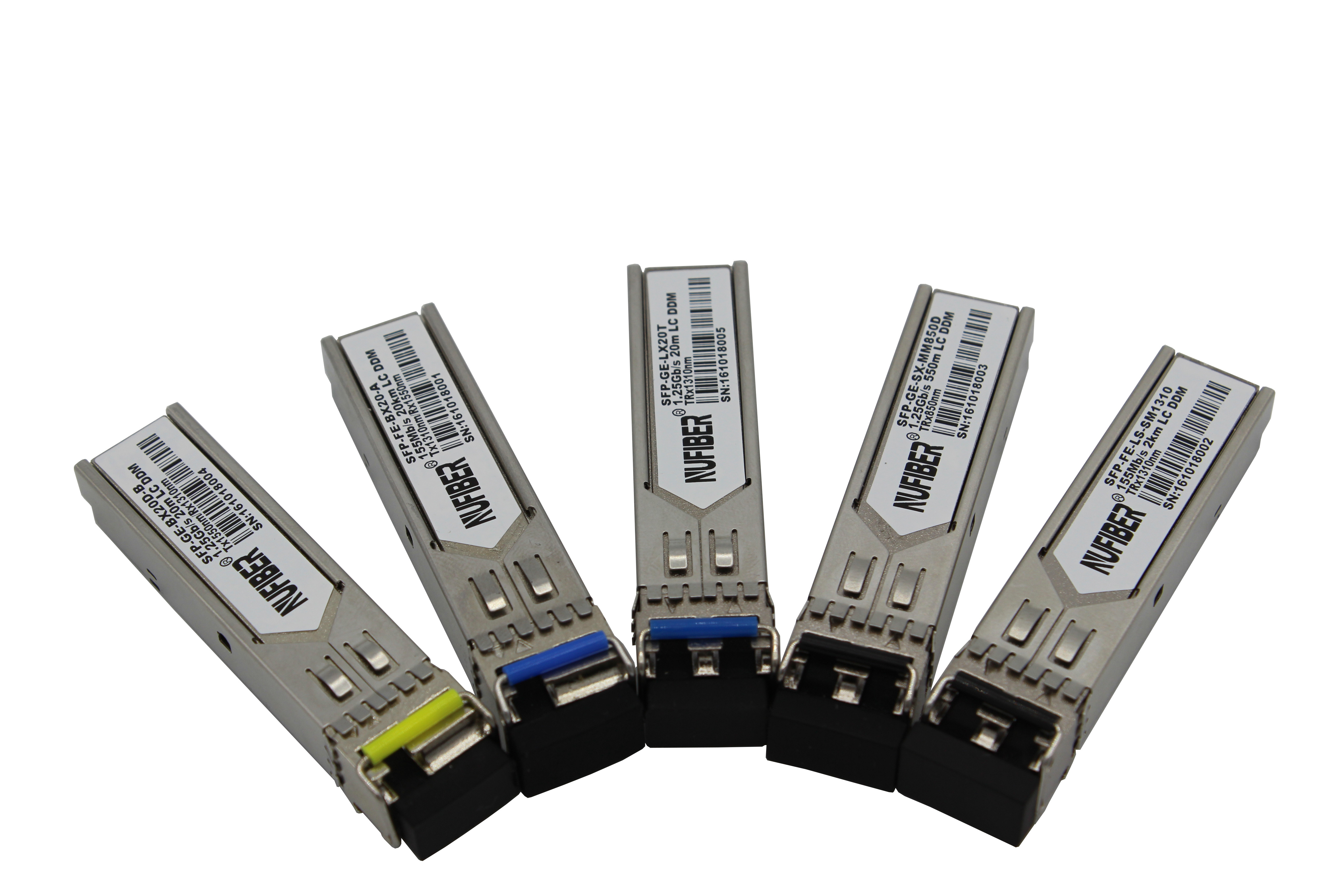 155Mb/S 120km CWDM SFP Transceivers Duplex LC 1270nm 1610nm SM DDM