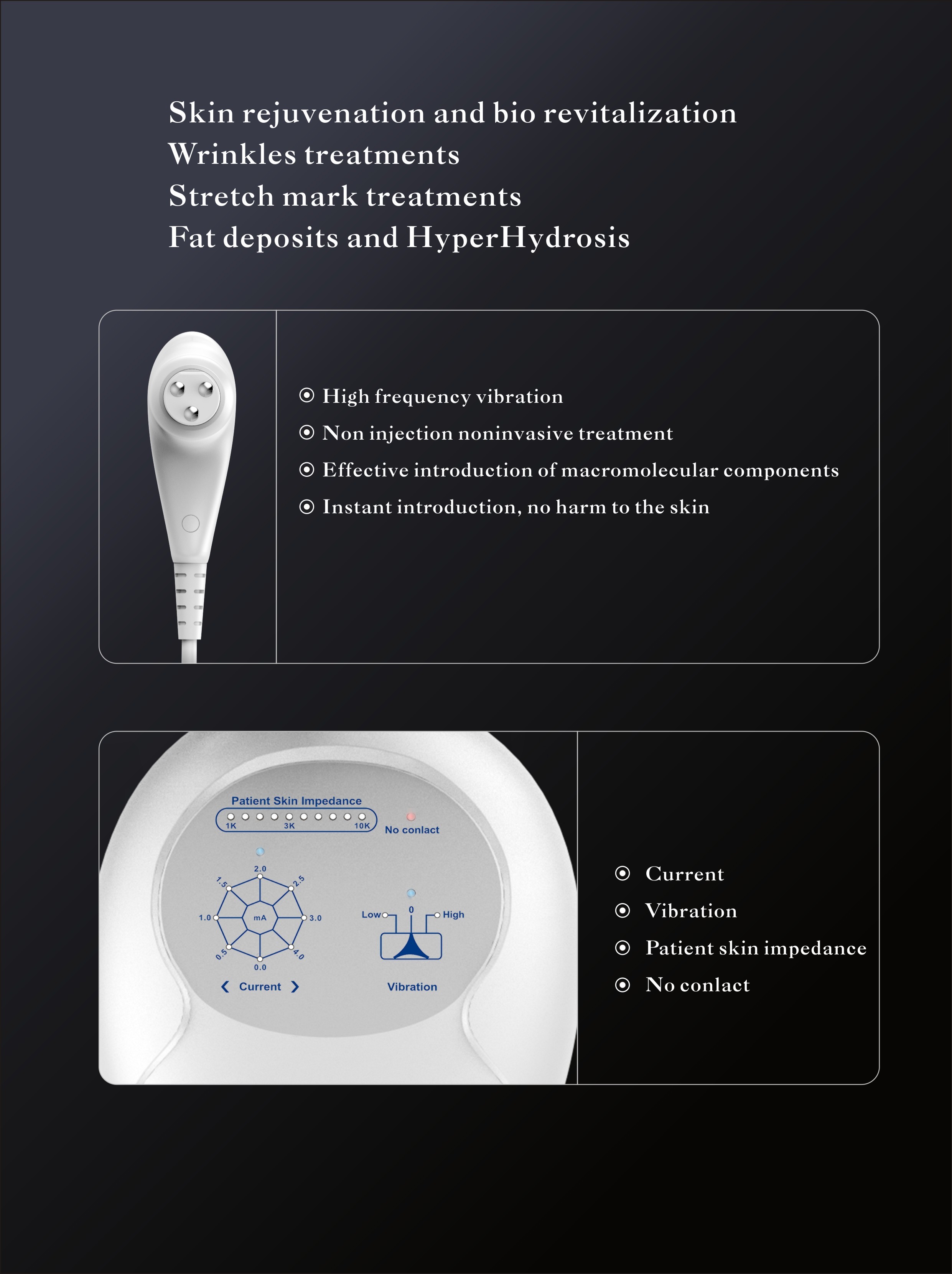 Commercial Non Invasive Skin Rejuvenation Machine , Stand Alone Skin Tightening Machine