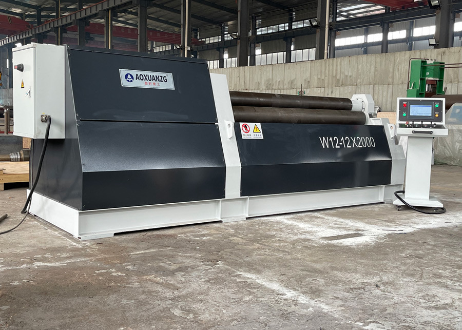 CNC Hydraulic 4 Roller Bending Machine With Removable Side Rollers PLC Control 11Kw