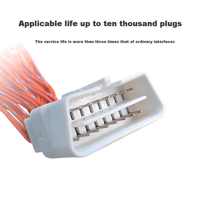 Vehicle Cable For Integrated Circuit OBD2 16 Cores Electric