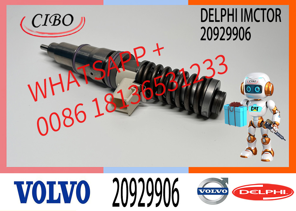 REMAN 1677154 Fuel Injector Assembly For Excavator Part Number 20929906