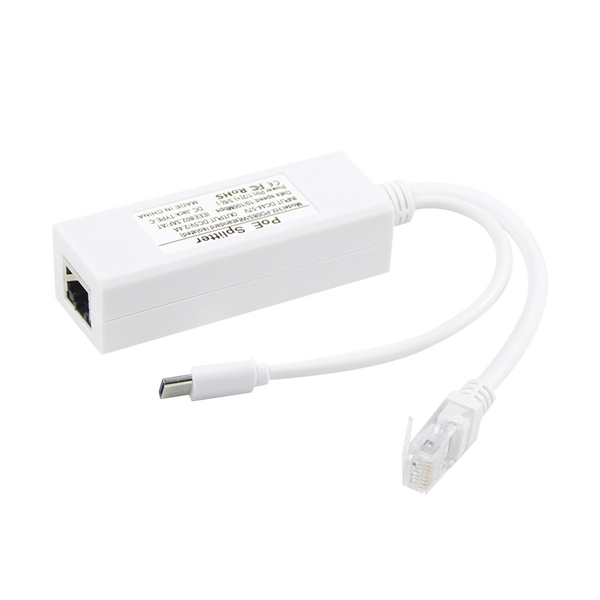48V to 12V POE Splitter with Full-Duplex 1Gbps Ethernet