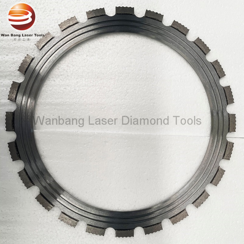 Arix Segments Diamond Ring Saw Blade Laser Welded 14'' 350mm For Concrete