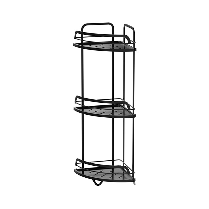 Versatile Iron Wire Rack for Household Bathroom Corner Storage and Storage Holders Racks