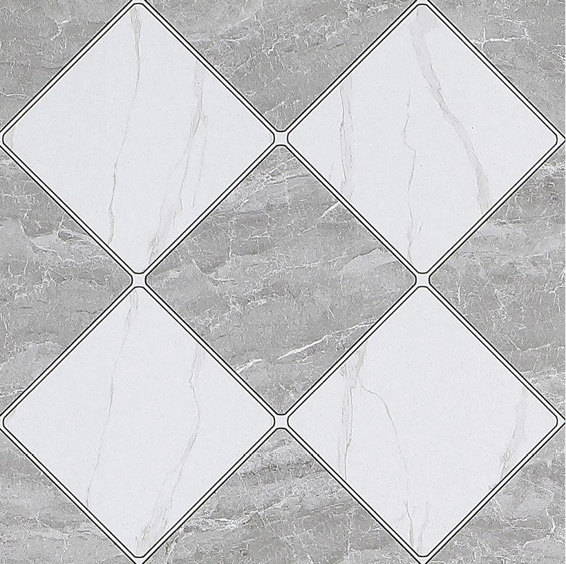 Glazed Matt 400x400mm Indoor Cermic Rustic Tiles Floor Gray Wall Tile Non Slip