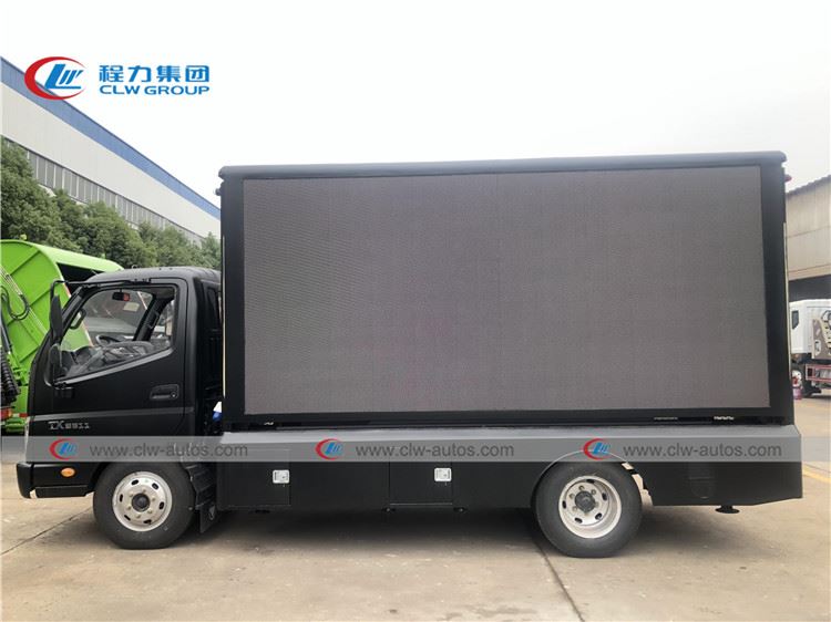 Foton Aumark Outdoor Full Color LED Display Advertise Truck P4 P5 P6 Mobile LED Billboard Truck