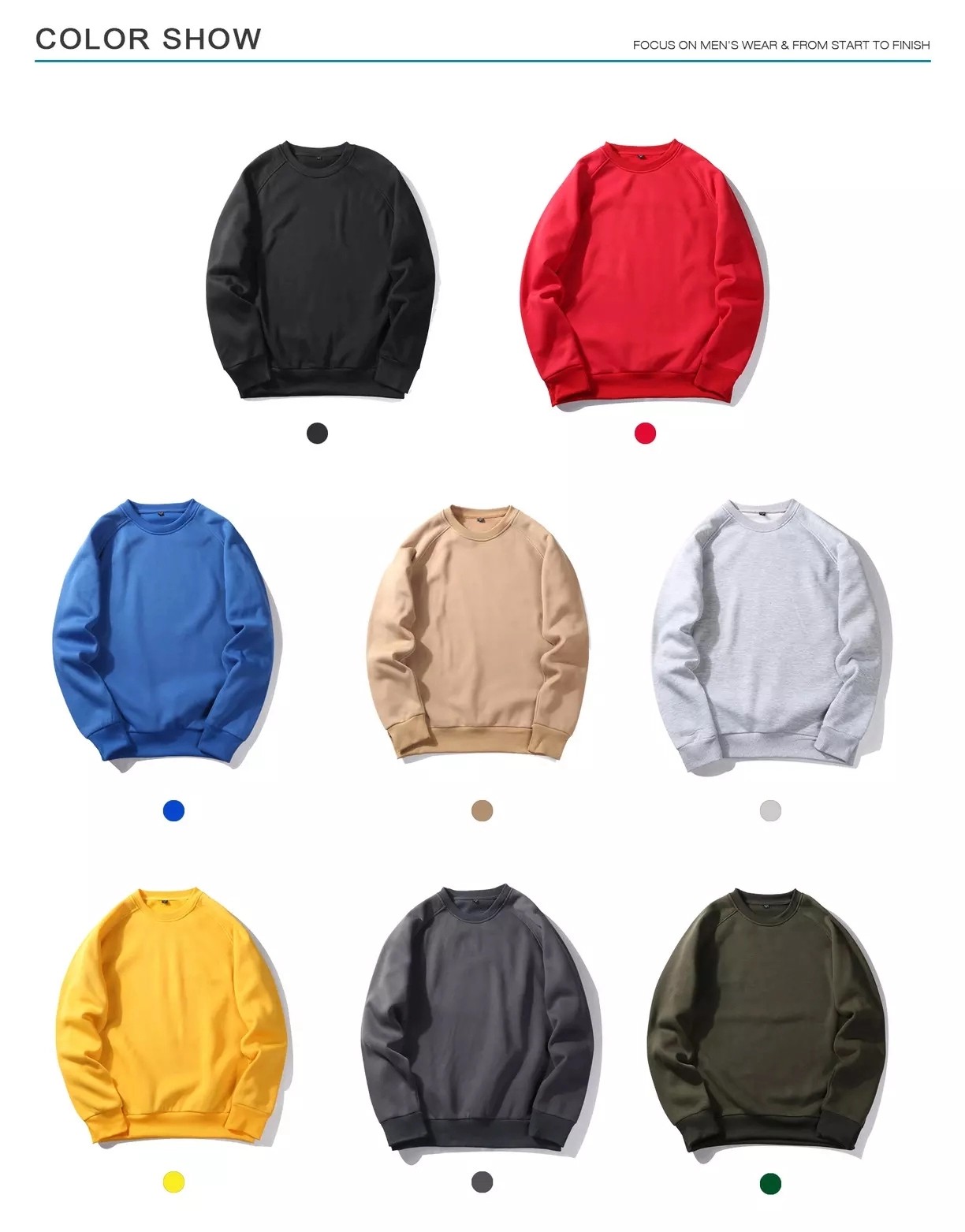 2020 Wholesale xxxxl hip hop plain Crewneck Sweatshirt With Pockets Organic Cotton sports hoodies