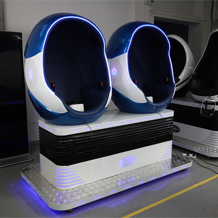 Hot Selling 42 Inch VR Cinema Equipment Coin Operated 9D VR Double Egg Chair Game Machine