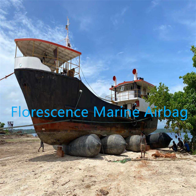 Large Ship Launching Balloon Air Lift Marine Rubber Airbag Inflatable