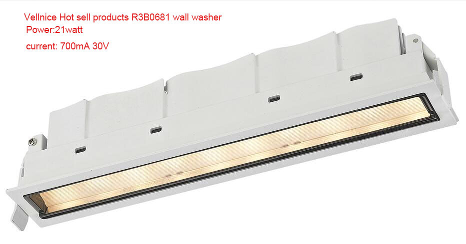 Mini 21W Indoor Rectangle Trimless LED Linear Downlight / Dimmable Project Lamp