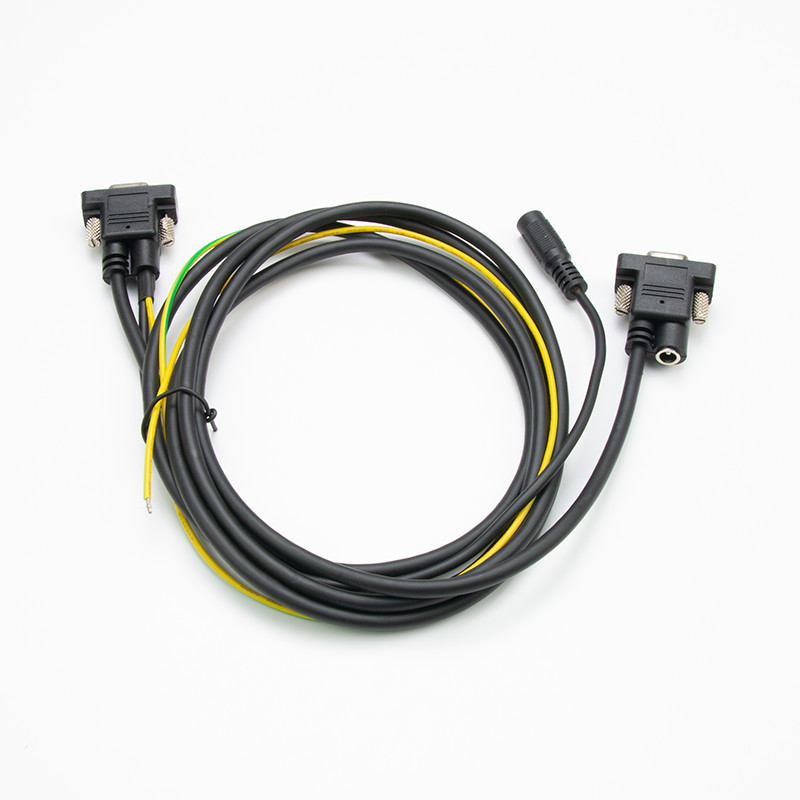2m Barcode Scanner Gun Reader RS232 DB9 Cable Anti-static For Zebra Symbol DS457 MS954
