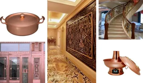 0.5mm-5mm Brass Decorative Copper Plate With Cutting Processing Service