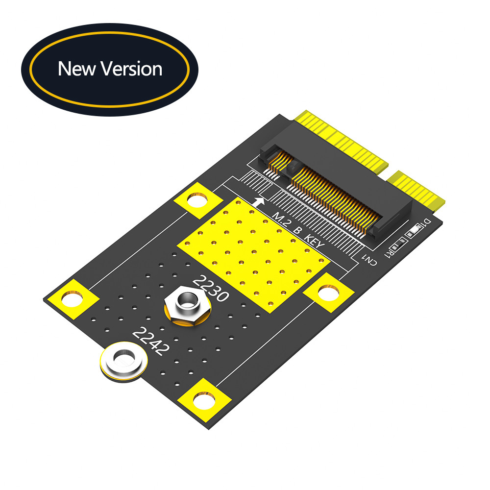 MSATA To M.2(NGFF) Key B Adapter For 2230/2242 SSD Card Adapter For Multi-System PCS Parts Kit