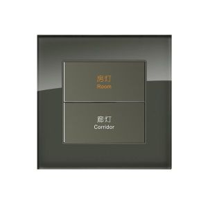 China Impact Resistant Tempered Glass Light Switch RS485 Protocol  12V DC on sale