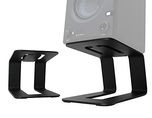Powder Coating Adjustable Desktop Side Speaker Stands for Living Room
