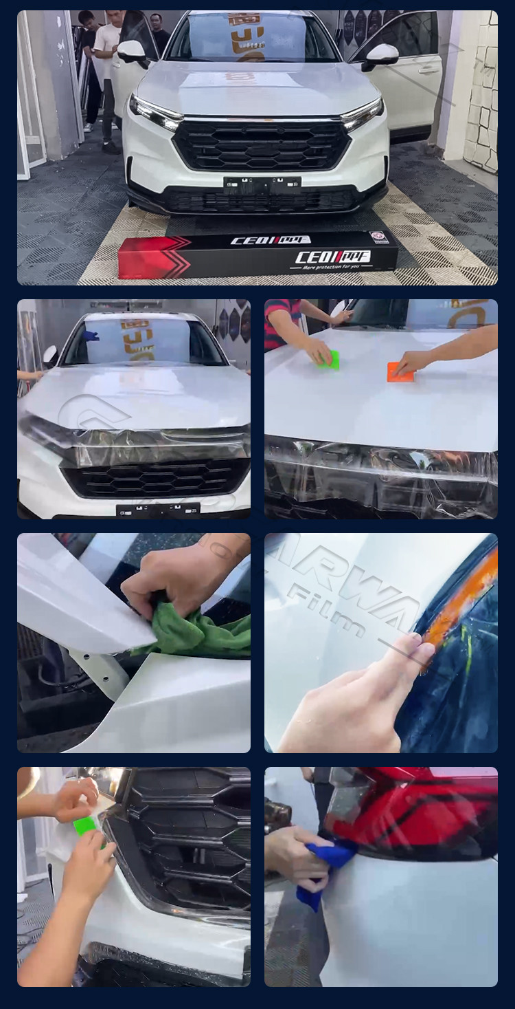 S+Series TPU 7.5mil Self Healing PPF Quick Repair Car Paint Protection Film