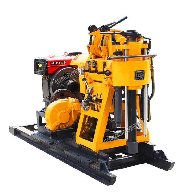 380V Pile Drilling Machine With Diesel Engine Water Well Drilling Rig Depth 230m