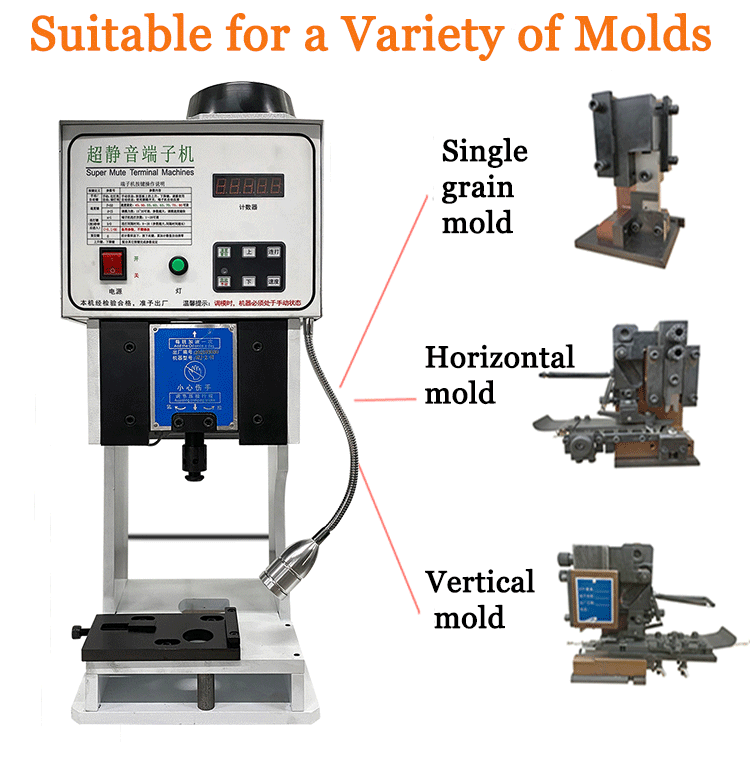 30KN Crimping Capacity Molex Terminal Wire Harness Applicator Machine with Super Mute