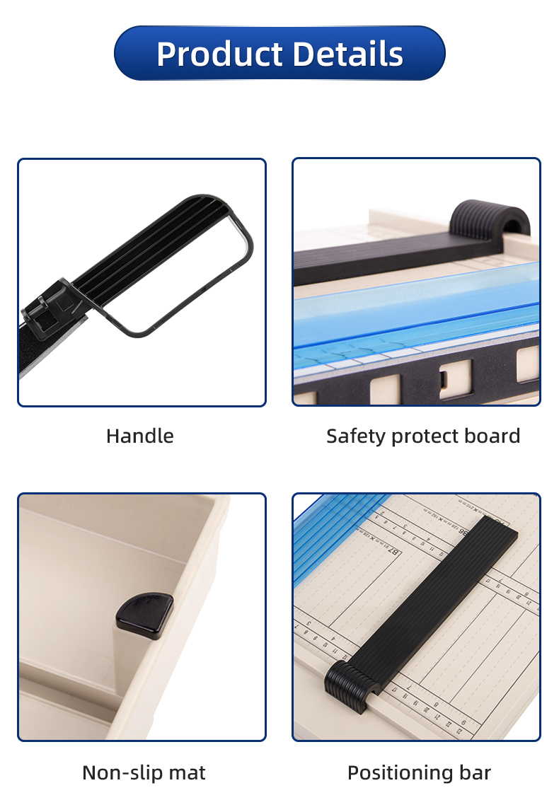Cutting Size A4/320*240MM Metal Plastic Office Photo Paper Cutter with Sturdy Base