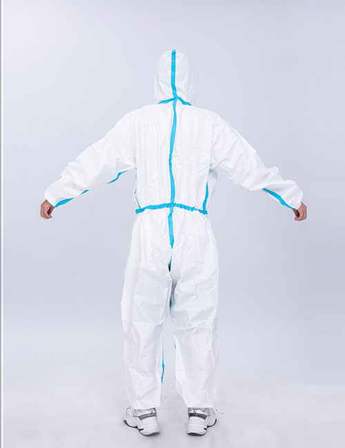 Dustproof Polymer Medical Protective Coverall Disposable Isolation