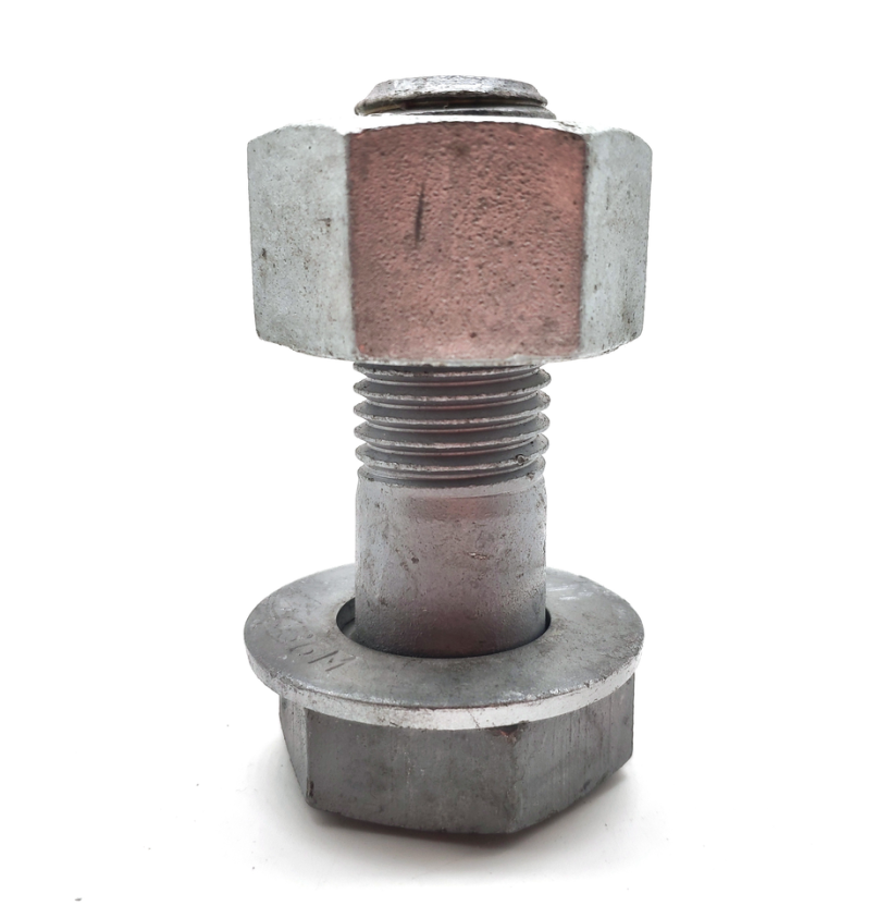 M16 HDG Hex Head Electric Bolt with Hex Nut and Washer Steel Grade 8.8/6.8 Black Oxide