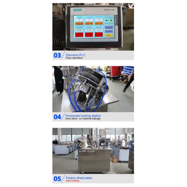 30000 Pcs/H Capsule Filler Filling Machine Semi Automatic Lab