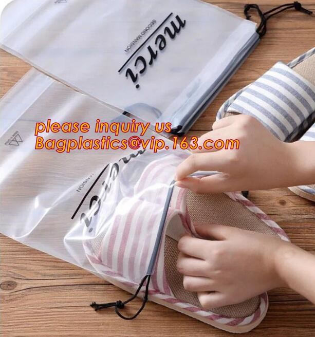 Cotton String Biodegradable Laundry Bags Custom Drawstring Logo Printed