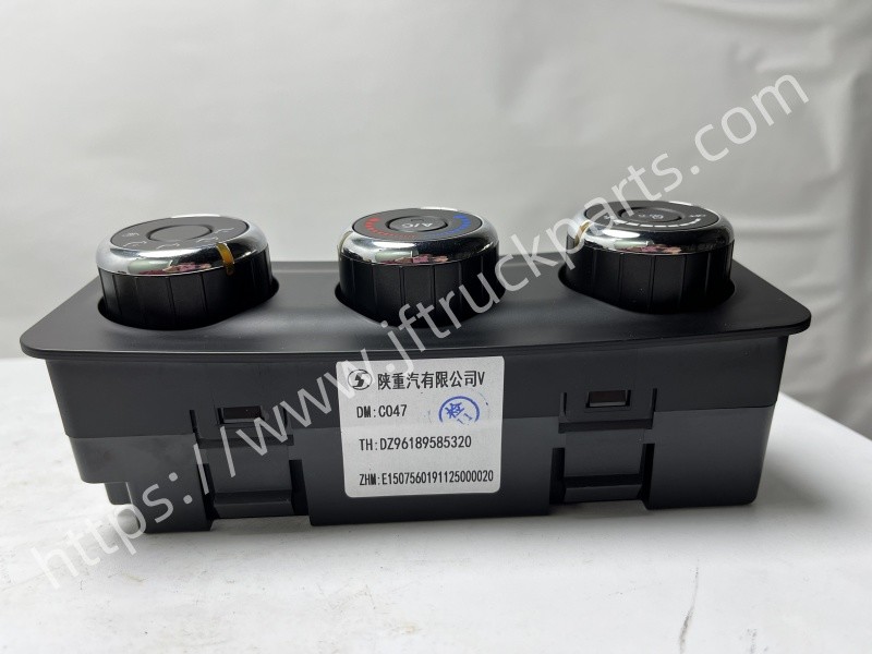 Shacman truck parts Air Conditioning Control Panel (Air Conditioner Controller) DZ96189585320