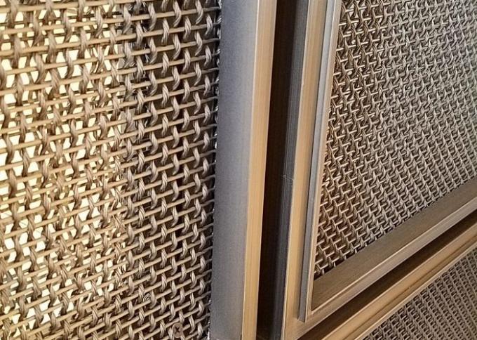  Woven Drapery Metal Wire Architectural Decorative Mesh