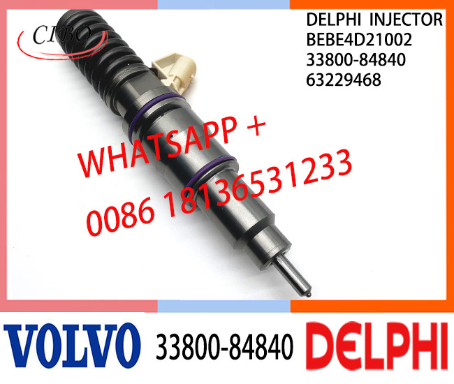33800-84840 63229468 BEBE4D21002 Fuel engine Diesel Injector 33800-84840 BEBE4D21002 63229468 E3.18 for HYUNDAI L ENGINE