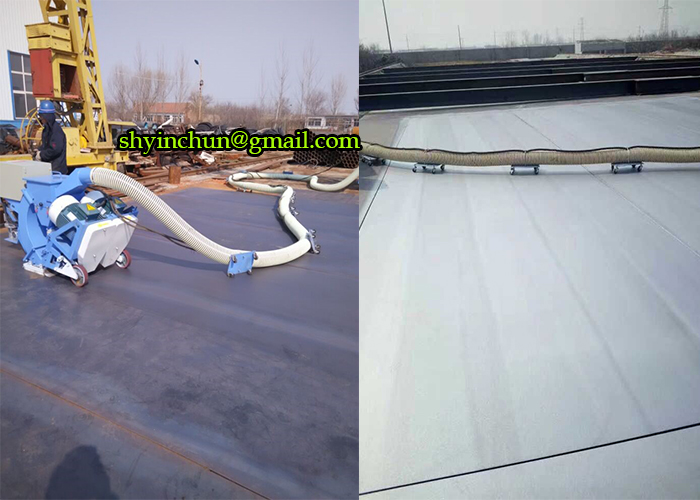 STEEL SHEET BLAST CLEANING MACHINE