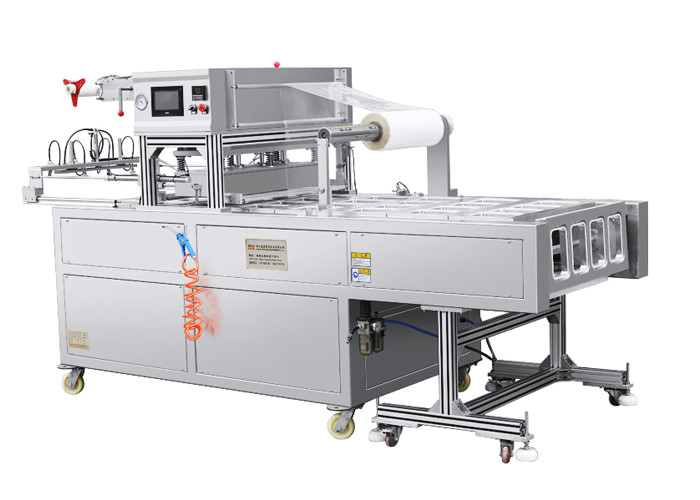 Linear Automatic Vacuum MAP Sealing Machine Gas Flush Equipment For Perserving Food
