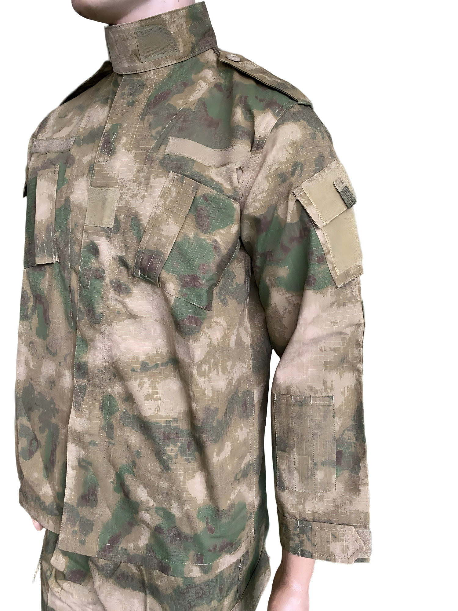 Tactical Training Suit ACU Military Uniform 230gsm Heavy Duty Tear Resistant Fabric Jacket And Pants