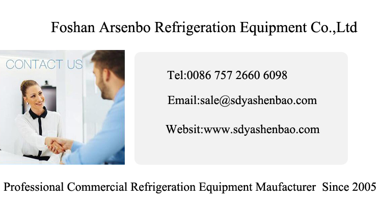 Antiwear Practical Supermarket Display Freezer Commercial Multipurpose