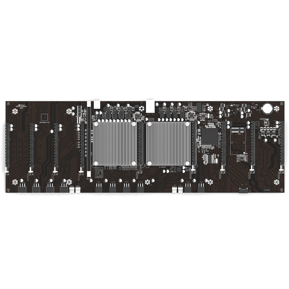 X79 9GPU Ethereum Mining Motherboard For RTX3060 Dedicated Graphics Card