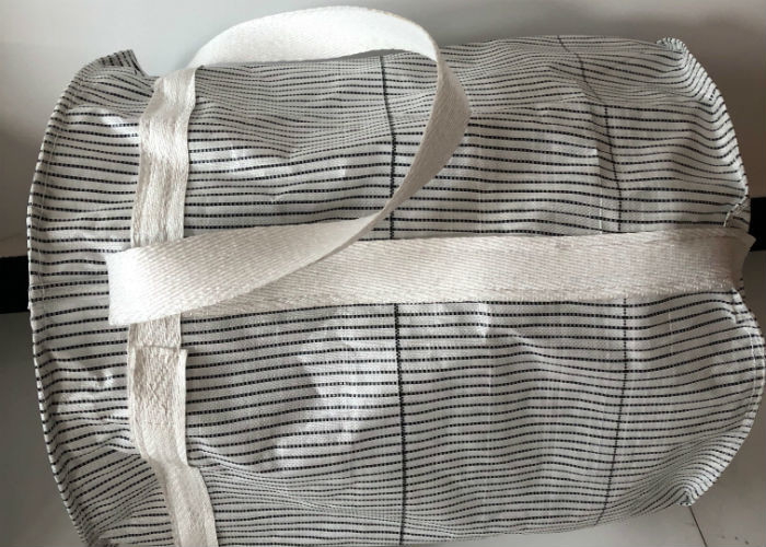 Custom Size Flexible Anti Static Bulk Bags Four Cross - Cornor Loops Available