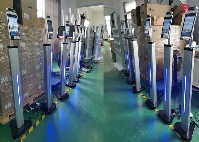 8" 10" LCD Screen MIPS management software Thermal Scanner face recognition access control system safe temp. kiosk