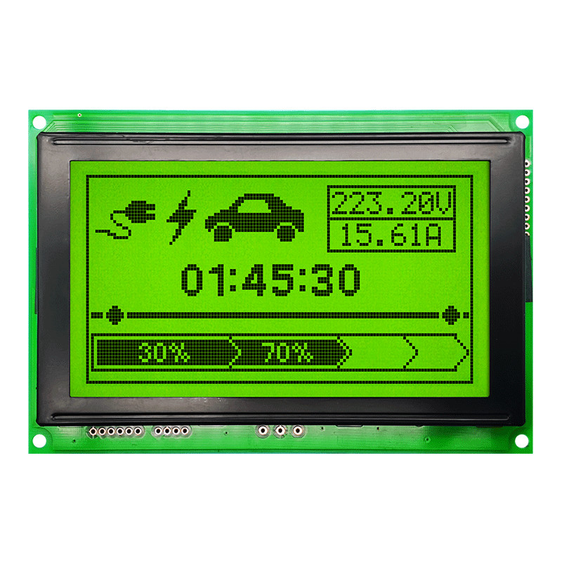 128X64 Graphic LCD Module STN Gray Display With White Side Backlight