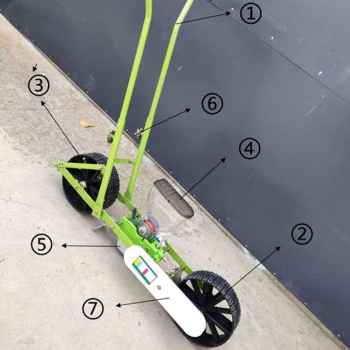Manual Agriculture Equipment Vegetable Seeder Machine Stainless Steel In Multiple Rows