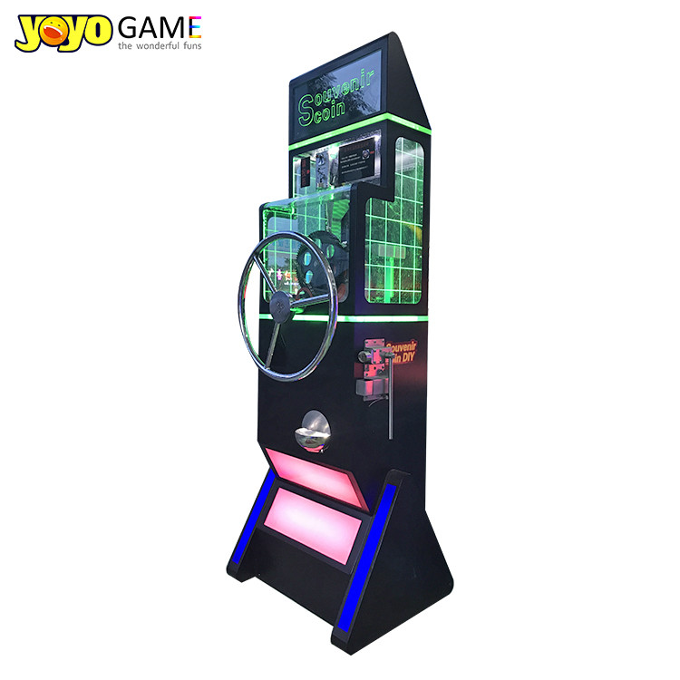 High Quality Souvenir Coin Press Machine Coin Operated Souvnier Coin DIY Game Machine For Tourist Attractions