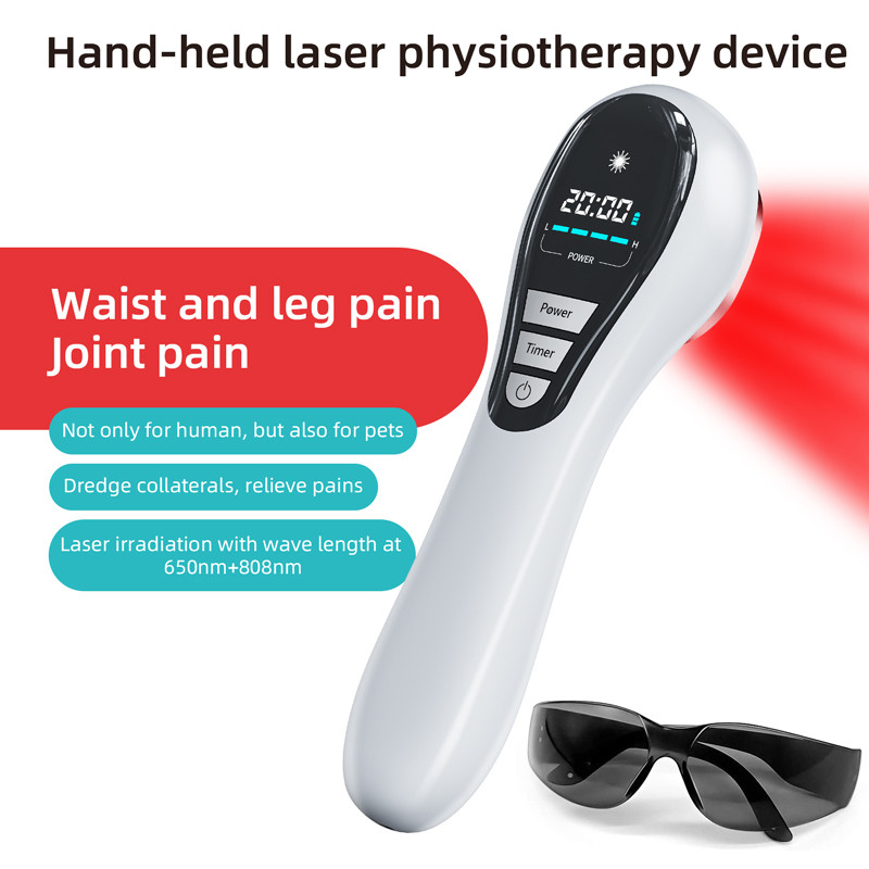Portable Handheld Device 650nm 808nm Cold Laser Therapy Machine For Pain Relief