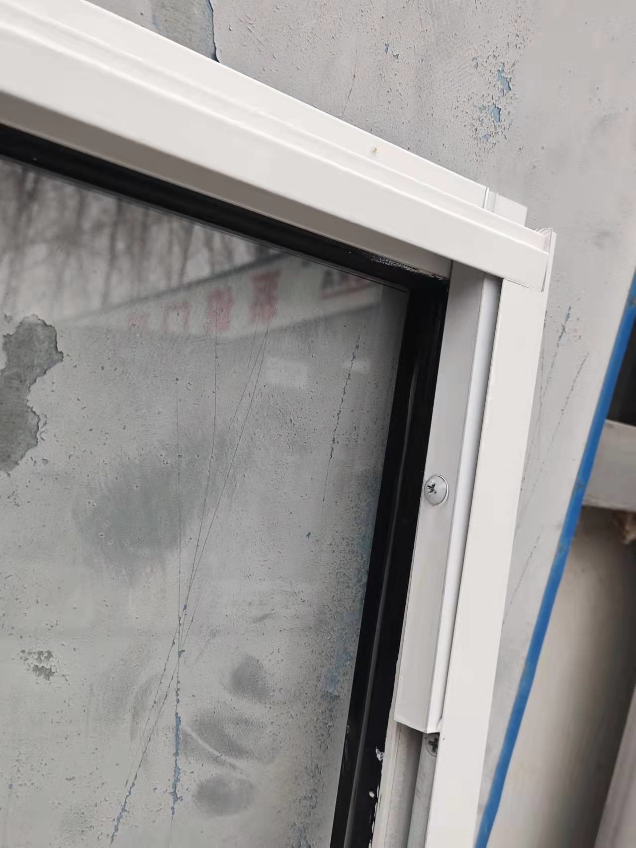 White Vinyl 48x48 Single Hung Window With Net Screen