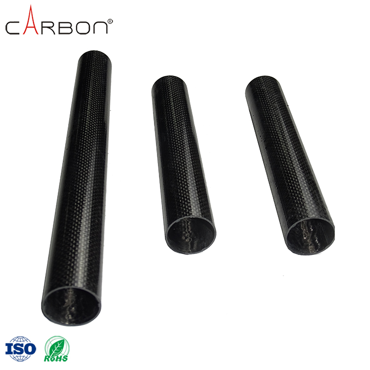 Metal Detector Carbon Fiber 3K Tent Twill Tube in Red Silver Blue or Metallic Color