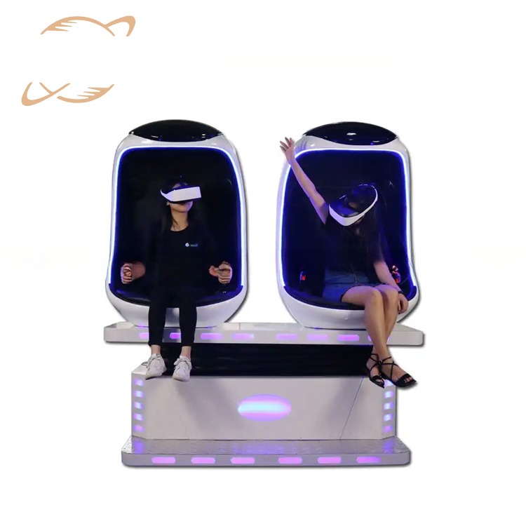 Dreamland two players 9d egg vr cinema 2 seats simulator 9d virtual reality 9d vr egg cinema for sale