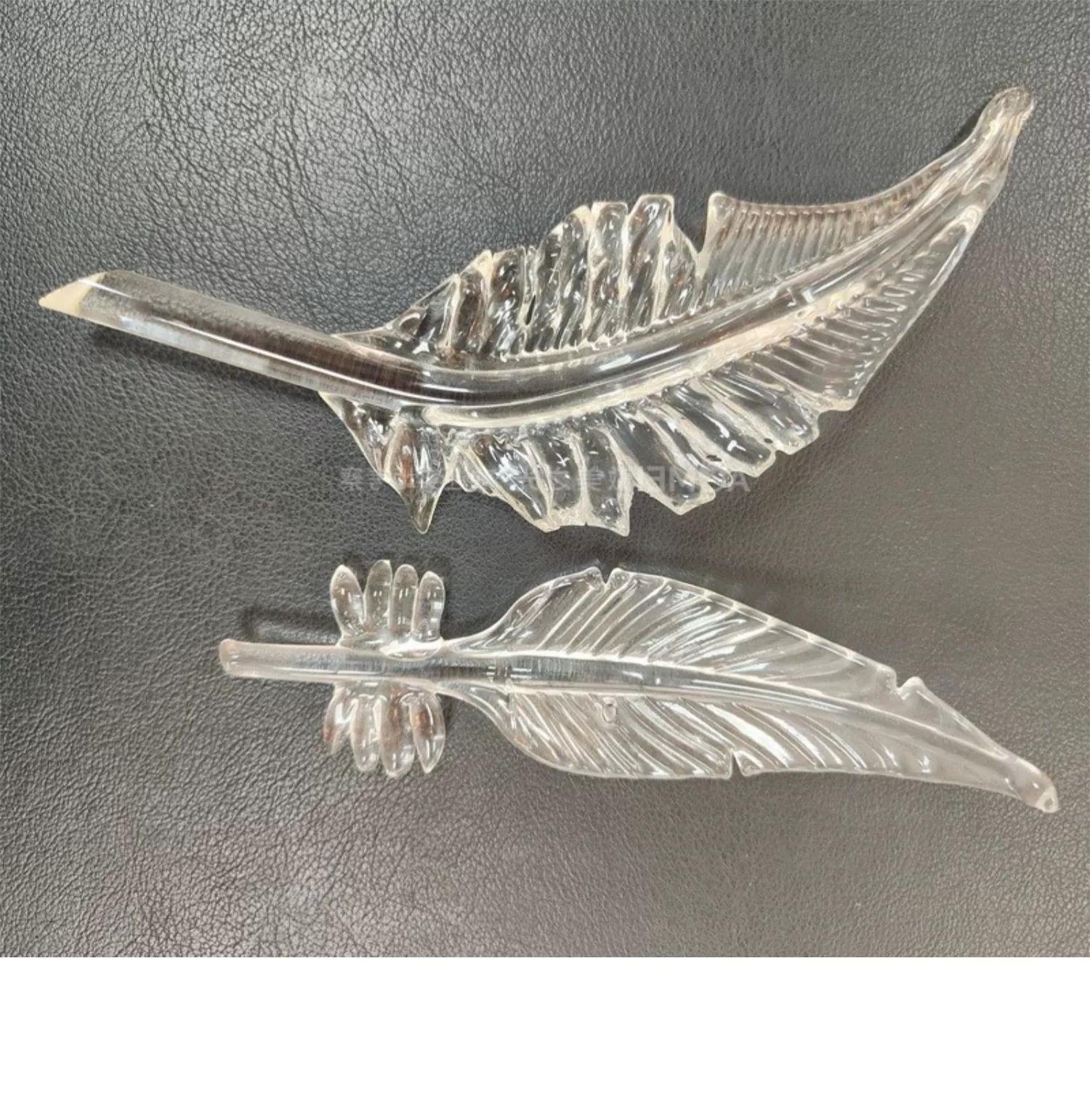 Modern Art Glass Feather Chandeliers