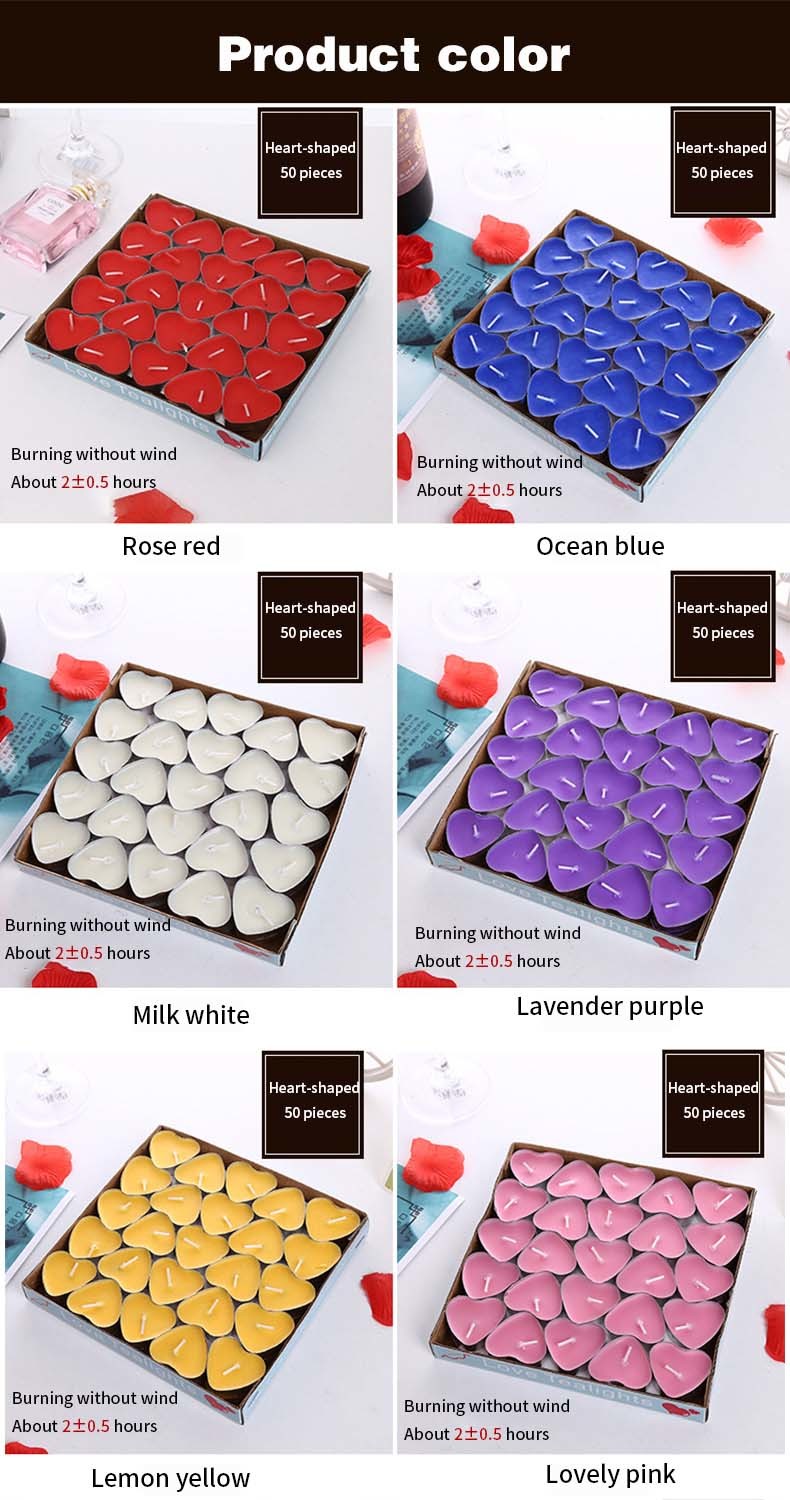 Hot Multi-Style Smokeless White Tea Light Candle For Home Decoration