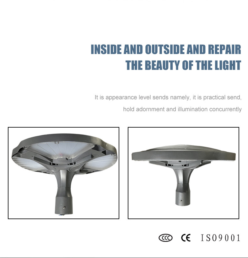 Garden Lamp 30W 3000-6000K IP65 500*500*350MM 5.5KG 140-76MM 3-6M