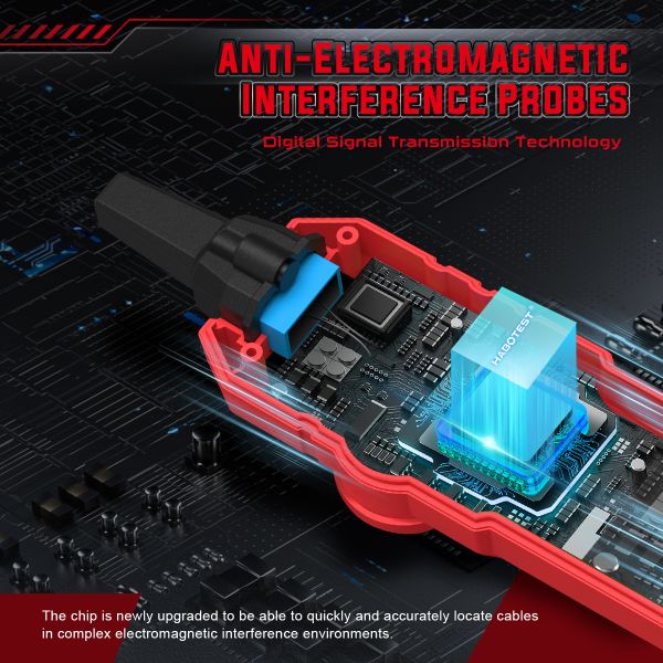 HT800 Network Cable Tester with PoE Detection & RJ45 Wire Mapping